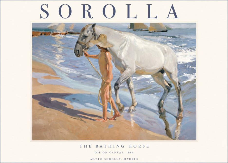 Sorolla The Bathing Horse No1 - Poszter