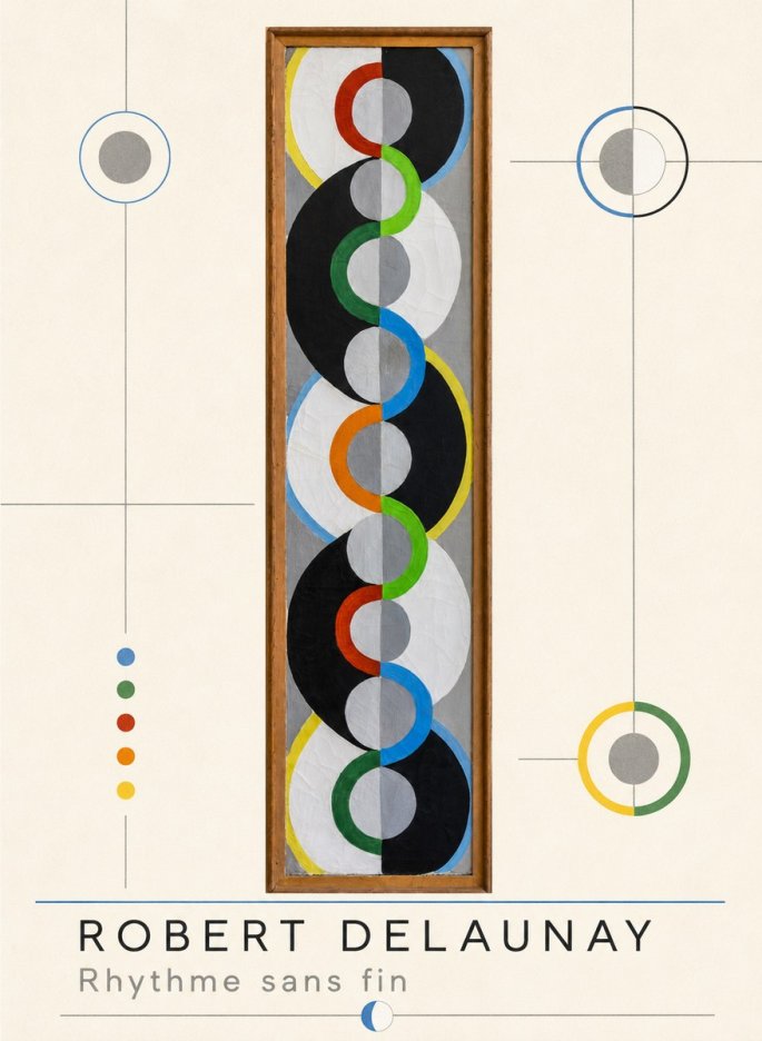 Robert Delaunay Rythme Sans Fin II No3 - Poszter