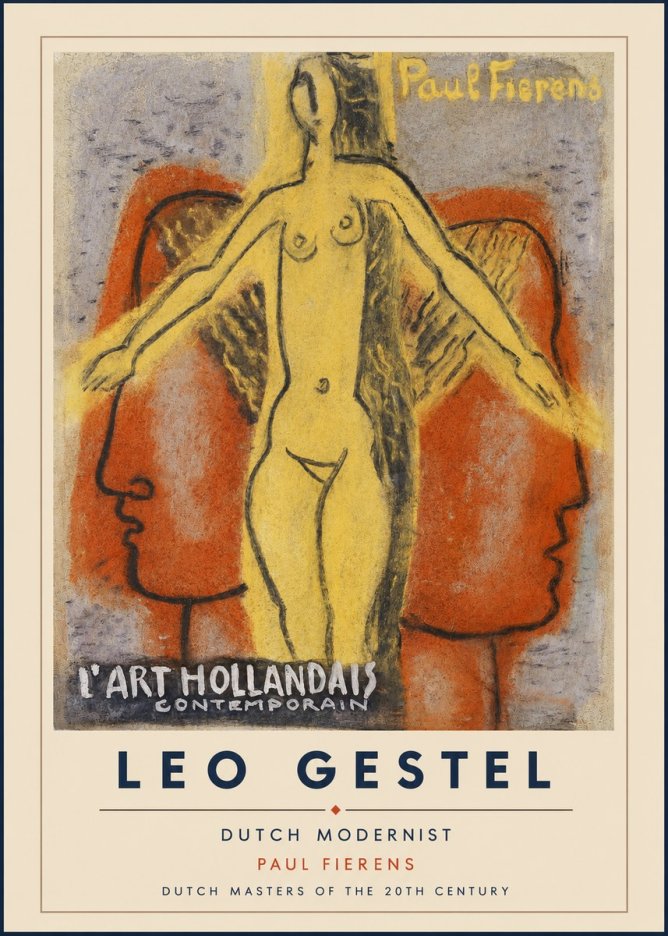 Leo Gestel L'art Hollandais Contemporain I No2 - Poszter
