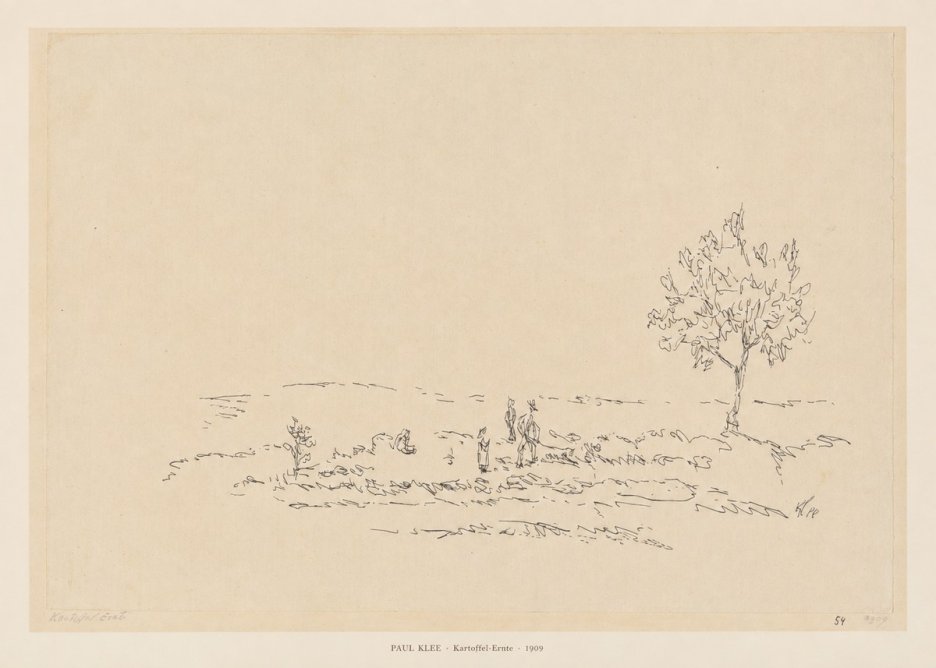 Paul Klee Kartoffel-ernte No4 - Poszter