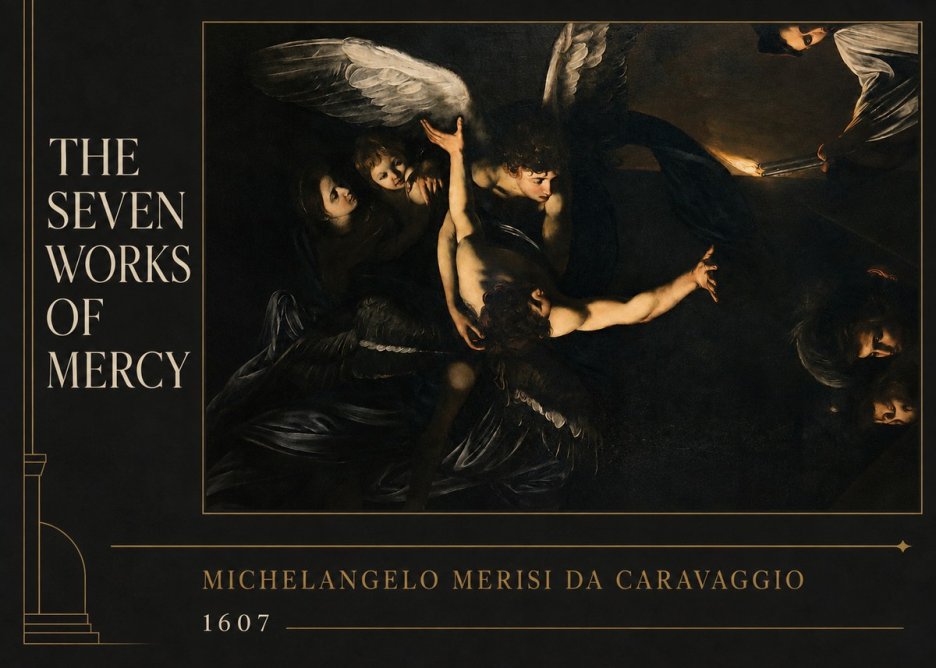 Michelangelo Merisi da Caravaggio The Seven Works of Mercy II No2 - Poszter