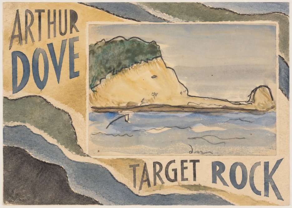 Arthur Dove Target Rock No5 - Poszter