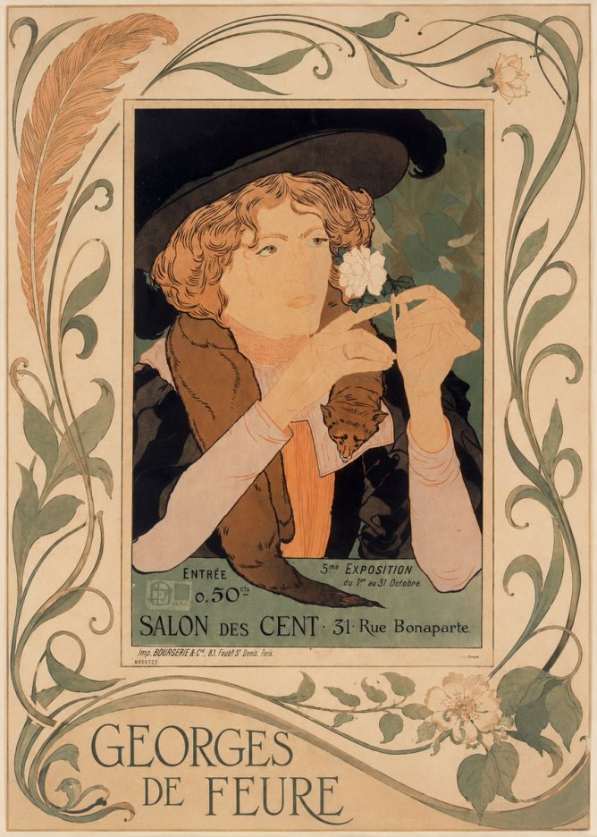 Georges de Feure Salon Des Cent No2 - Poszter