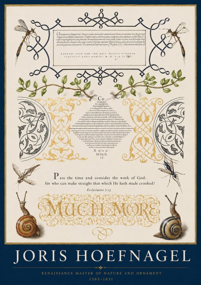 Joris Hoefnagel Memento Mori No3 - Poszter