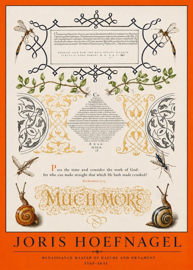 Joris Hoefnagel Memento Mori No4 - Poszter