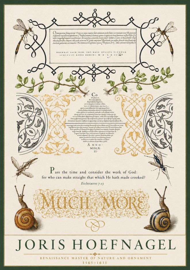 Joris Hoefnagel Memento Mori No5 - Poszter