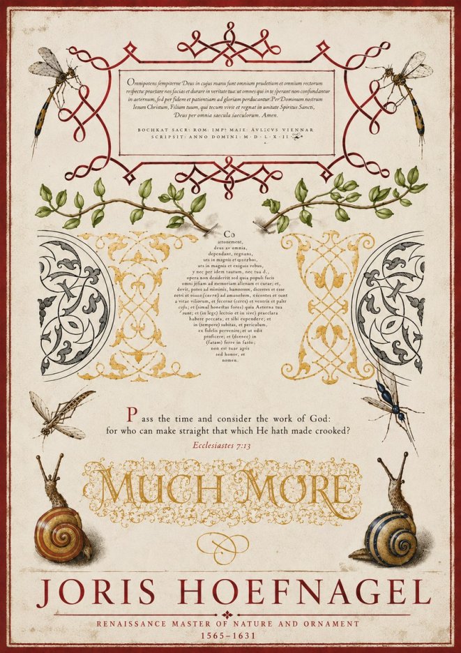 Joris Hoefnagel Memento Mori No6 - Poszter