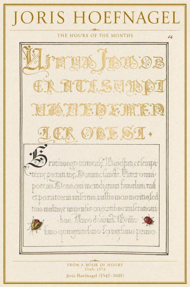 Joris Hoefnagel Gratias Tibi Agimus No1 - Poszter