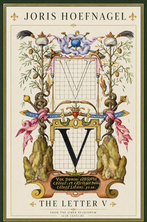 Joris Hoefnagel The Letter V No2 - Poszter