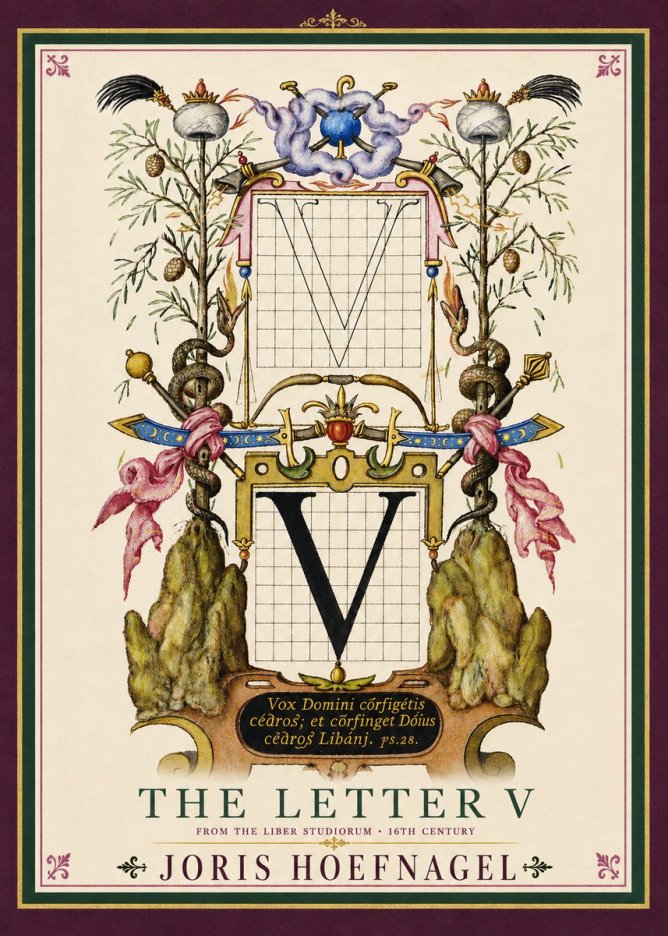 Joris Hoefnagel The Letter V No4 - Poszter