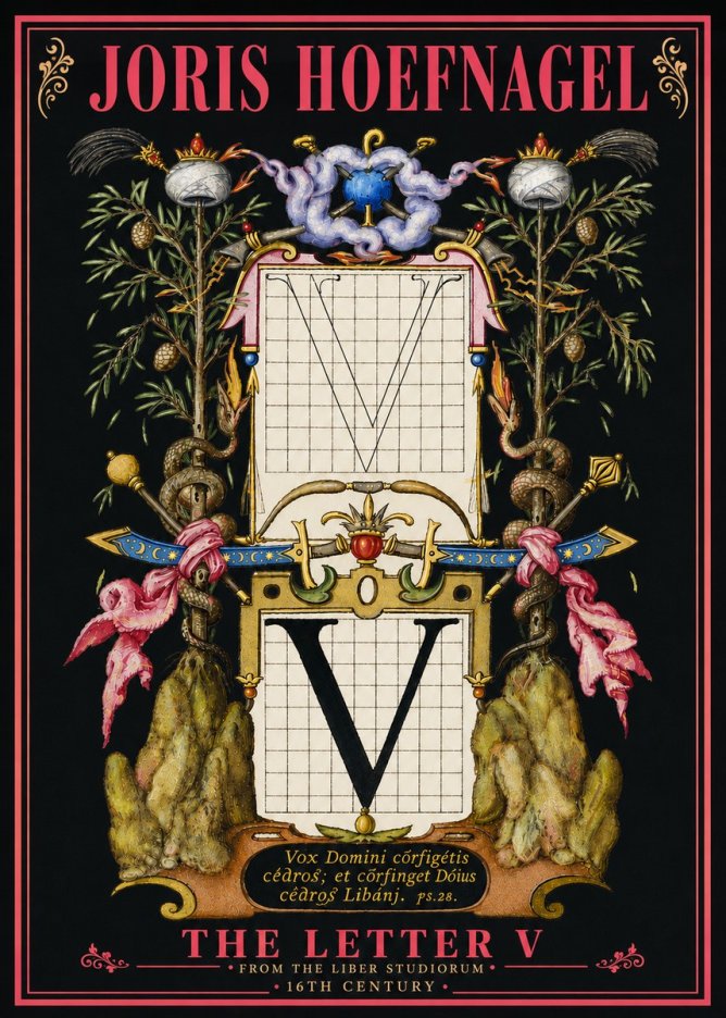 Joris Hoefnagel The Letter V No6 - Poszter