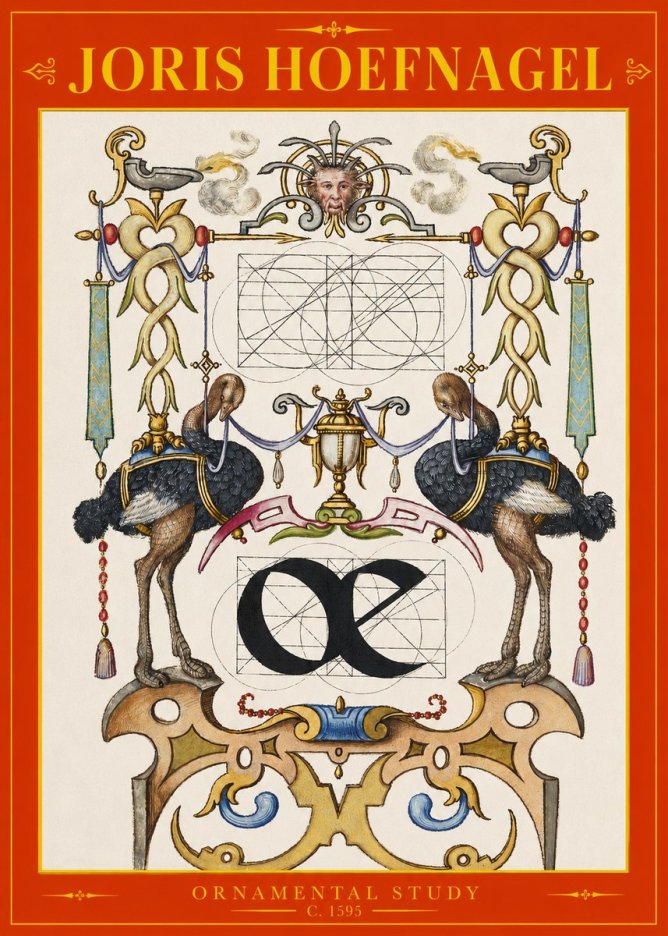 Joris Hoefnagel Ornamental Study I No2 - Poszter