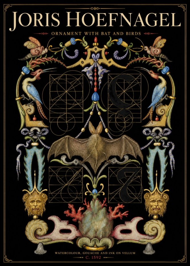 Joris Hoefnagel The Four Elements I No6 - Poszter