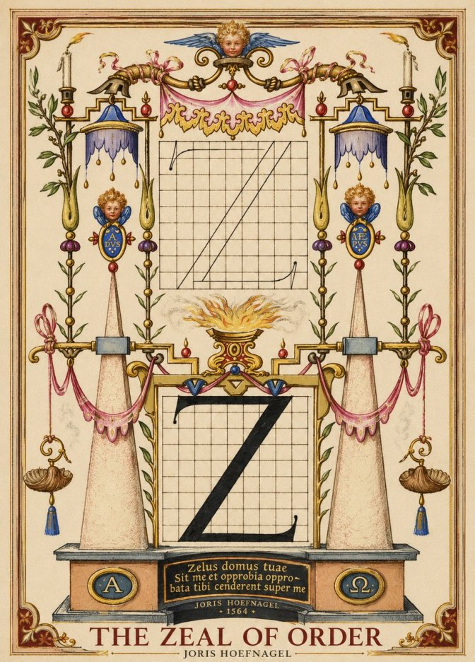 Joris Hoefnagel The Z Table No3 - Poszter