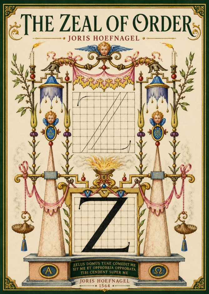 Joris Hoefnagel The Z Table No5 - Poszter