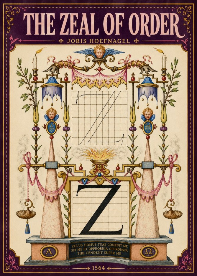 Joris Hoefnagel The Z Table No6 - Poszter