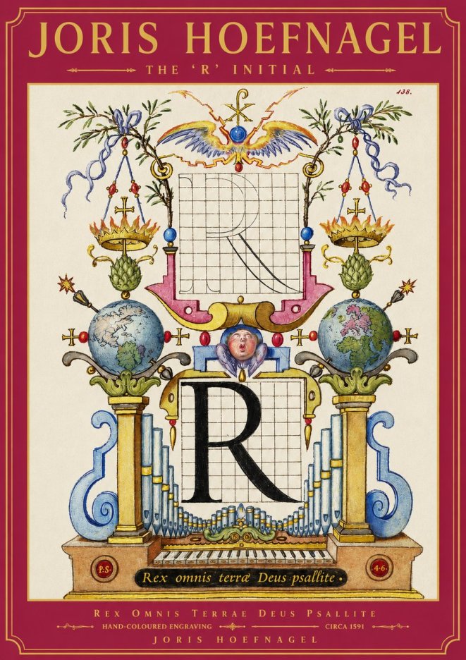 Joris Hoefnagel The 'R' Initial No2 - Poszter