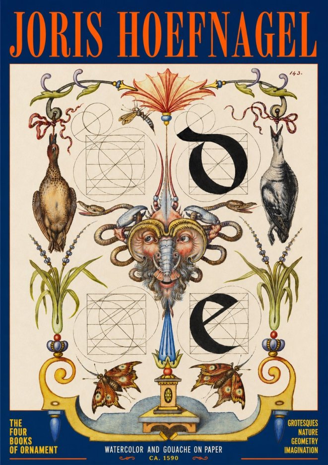 Joris Hoefnagel Ornamental Composition No2 - Poszter