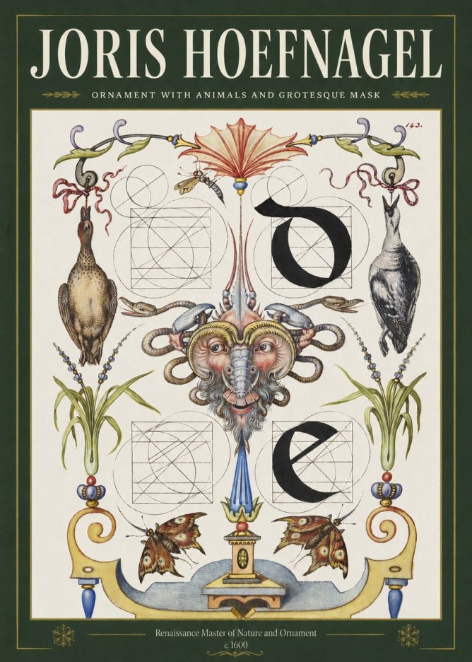 Joris Hoefnagel Ornamental Composition No4 - Poszter