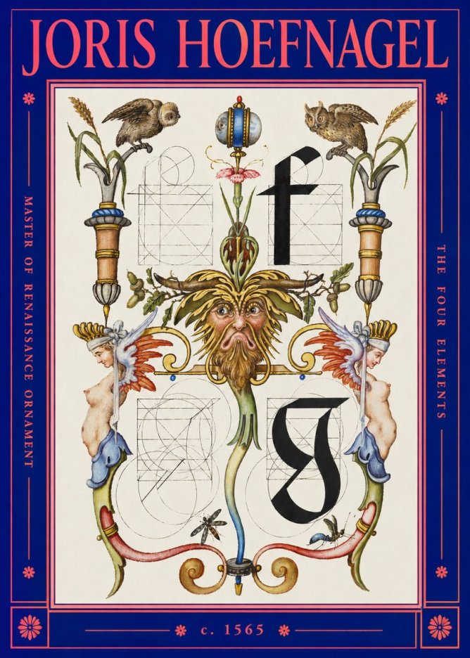 Joris Hoefnagel The Four Elements II No2 - Poszter