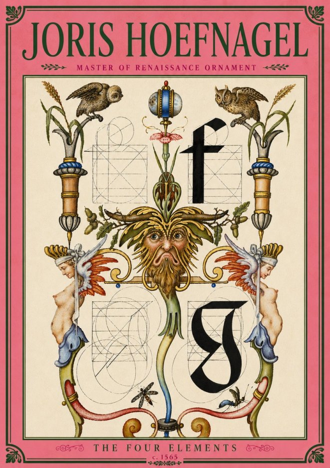 Joris Hoefnagel The Four Elements II No5 - Poszter