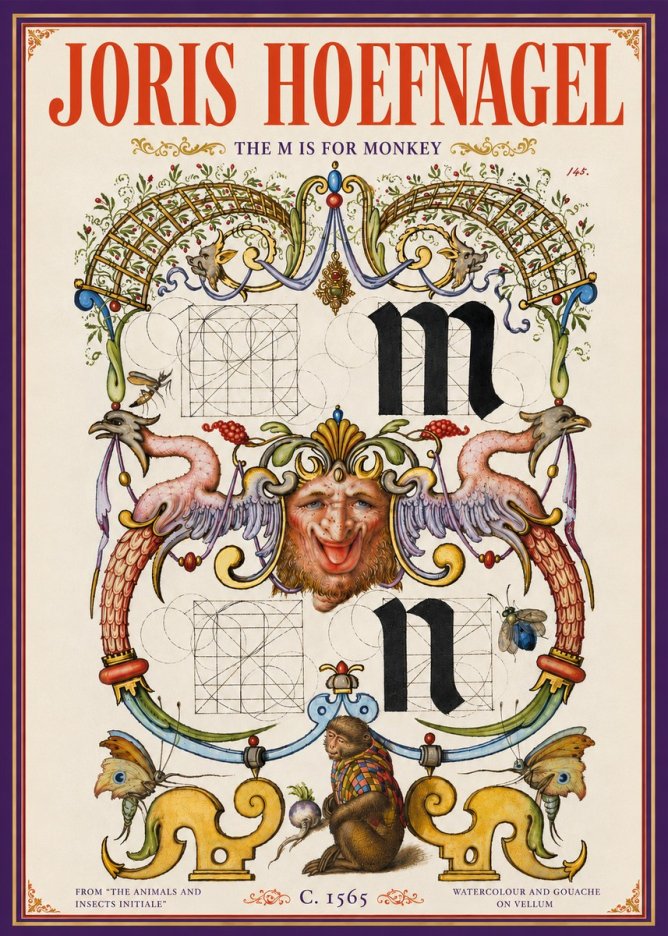 Joris Hoefnagel Grotesques and Ornaments No6 - Poszter