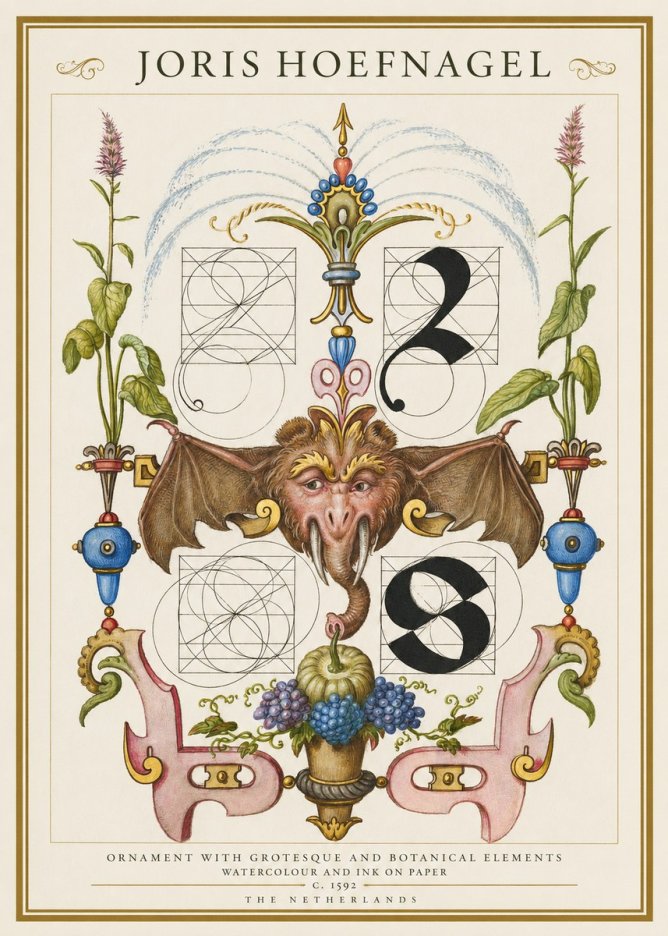 Joris Hoefnagel The Portal to Form No2 - Poszter