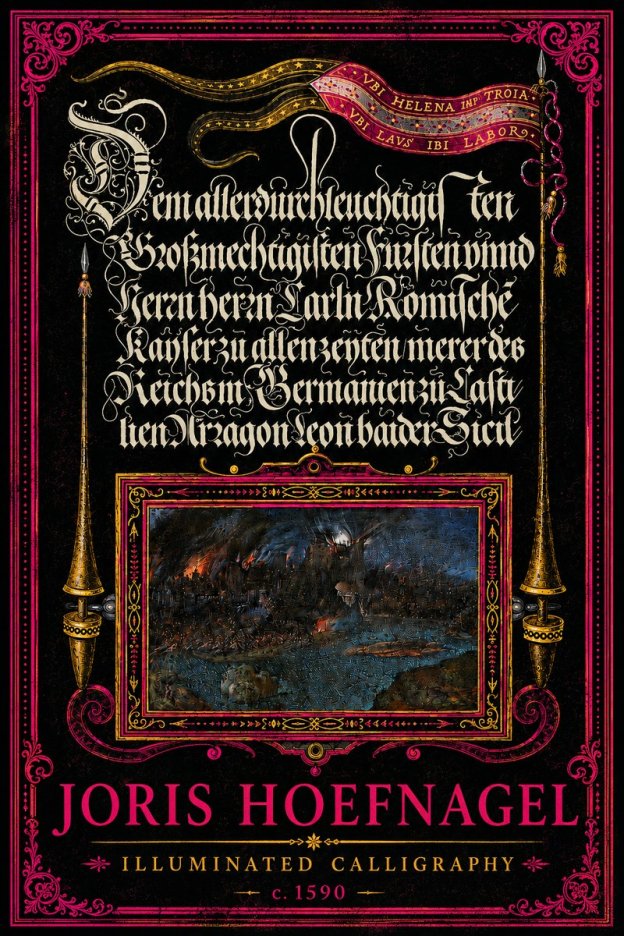 Joris Hoefnagel Illuminated Calligraphy No4 - Poszter
