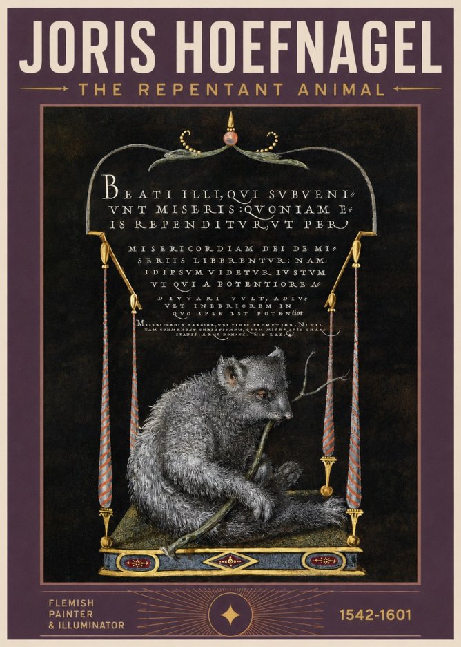 Joris Hoefnagel The Repentant Animal No2 - Poszter