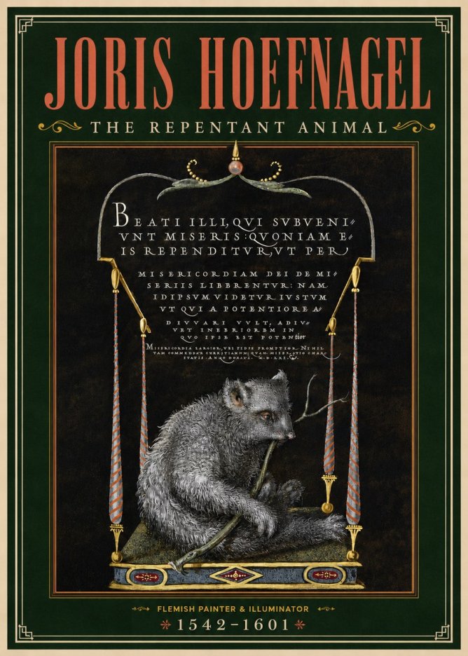 Joris Hoefnagel The Repentant Animal No4 - Poszter