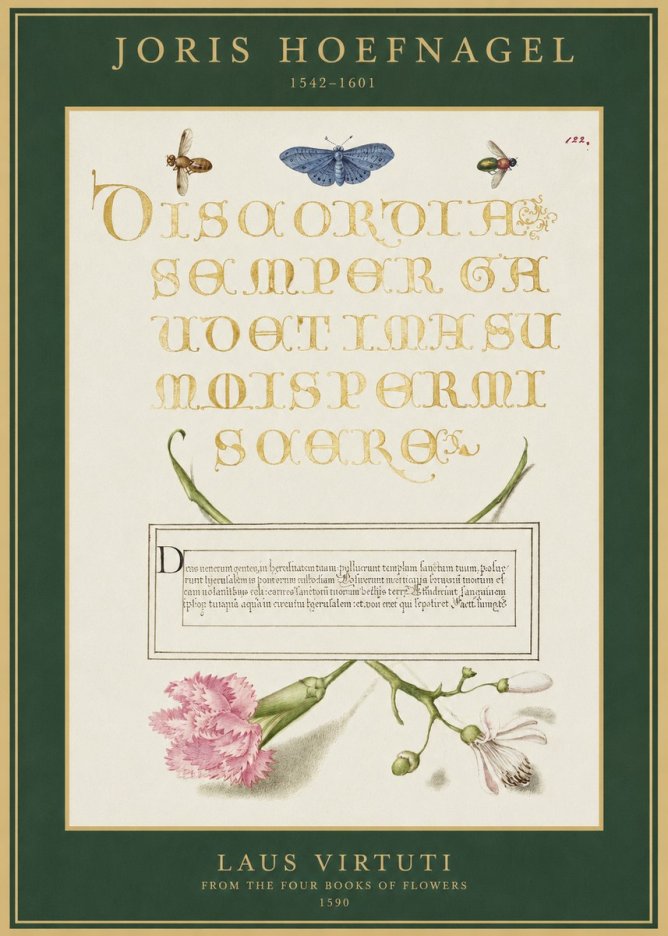 Joris Hoefnagel Laus Virtuti No1 - Poszter