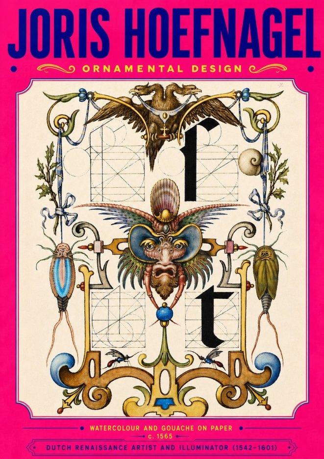 Joris Hoefnagel Ornamental Design II No5 - Poszter
