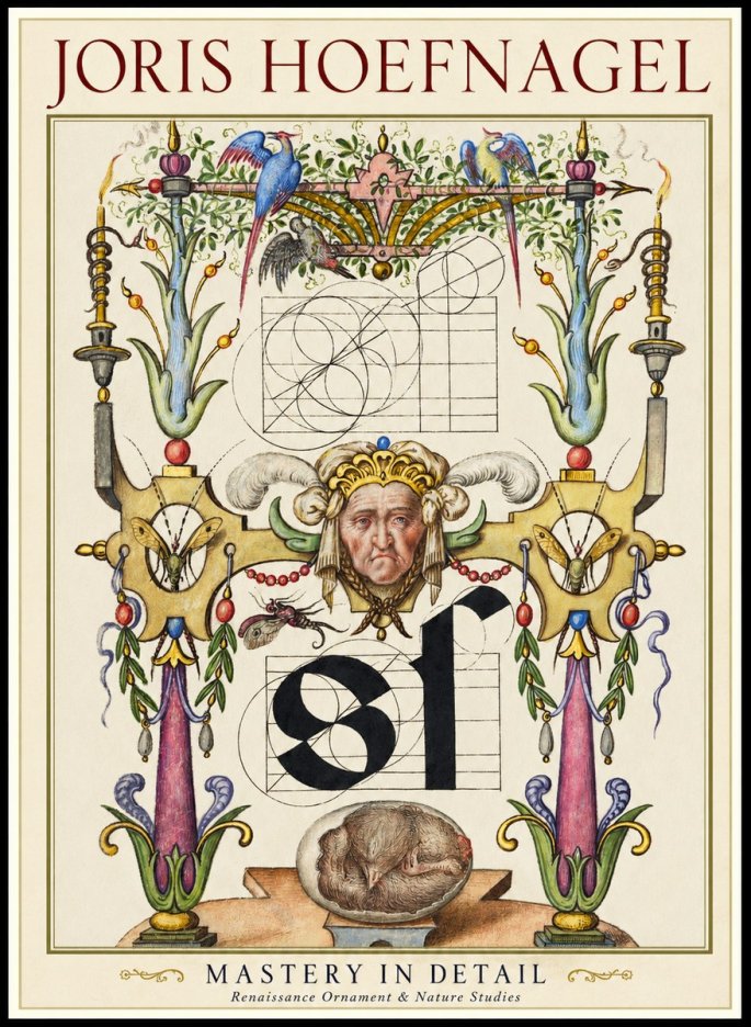 Joris Hoefnagel Mastery in Detail - Renaissance Ornament & Nature Studies No1 - Poszter