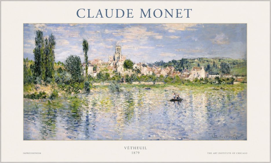 Monet Vétheuil No1 - Poszter