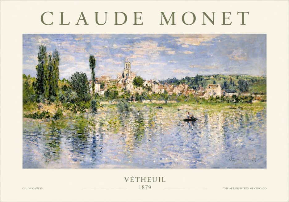 Monet Vétheuil No3 - Poszter