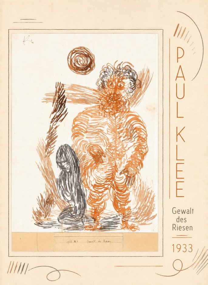 Paul Klee Gewalt Des Riesen I No2 - Poszter