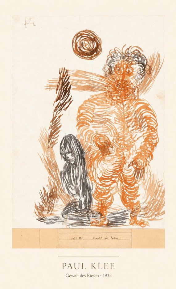 Paul Klee Gewalt Des Riesen I No4 - Poszter