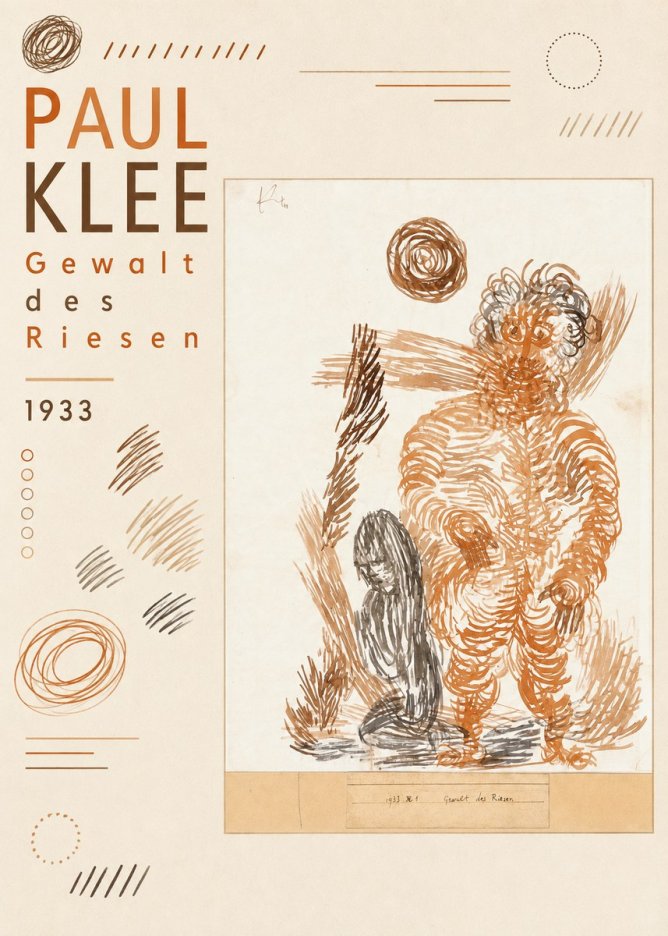 Paul Klee Gewalt Des Riesen I No6 - Poszter
