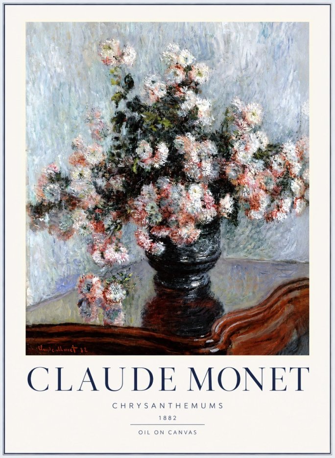 Monet Chrysanthemums No2 - Poszter