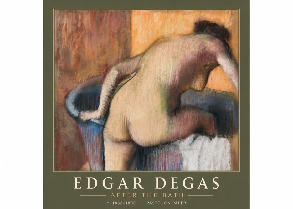 Edgar Degas After the Bath I No3 - Poszter