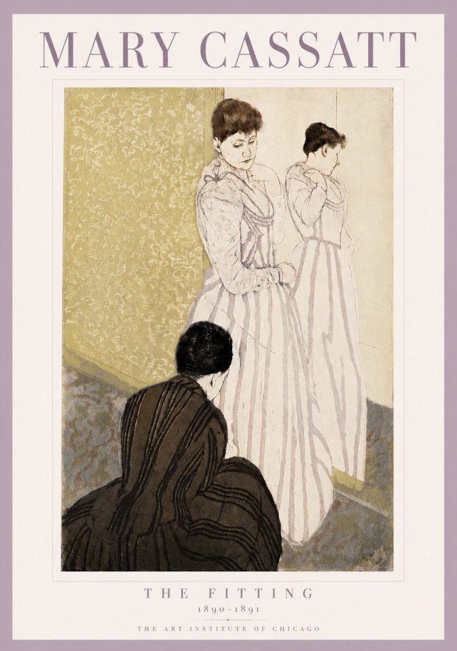Mary Cassatt The Fitting No5 - Poszter
