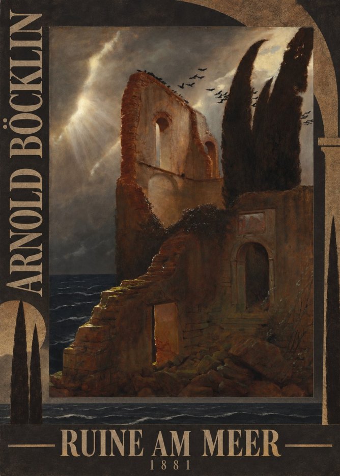 Arnold Böcklin Ruine Am Meer · 1881 No5 - Poszter