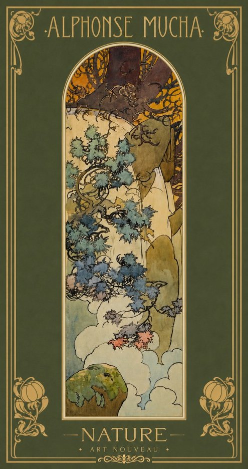 Mucha Nature No2 - Poszter