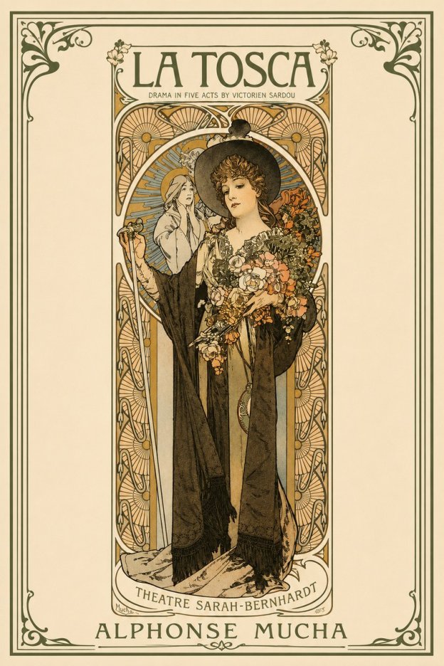 Mucha La Tosca No2 - Poszter