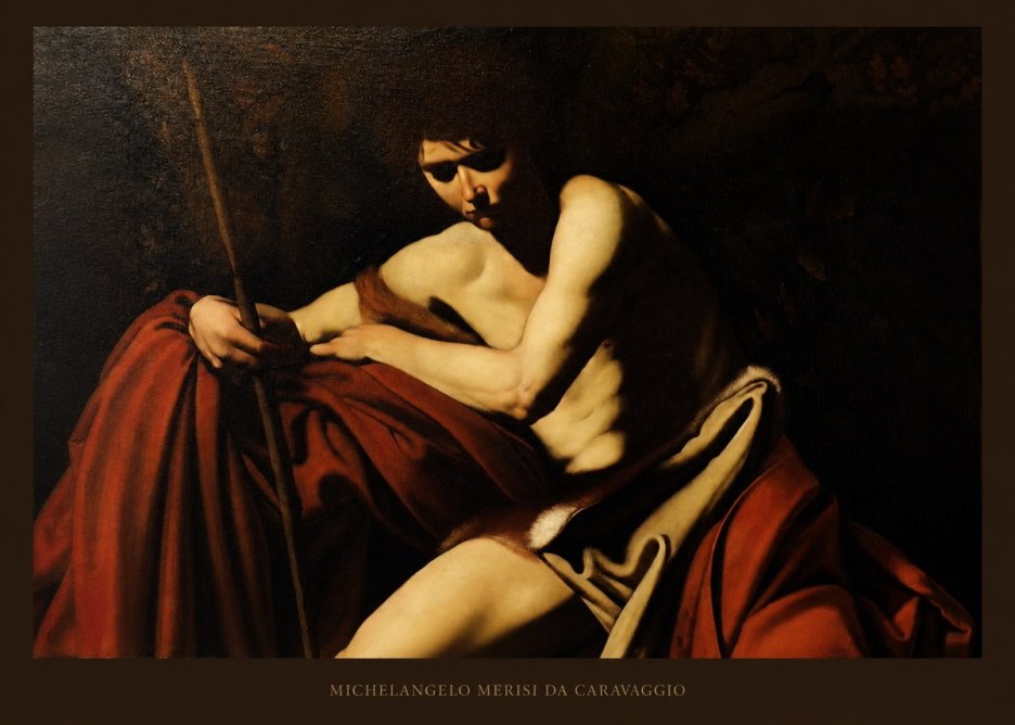 Michelangelo Merisi da Caravaggio Saint John the Baptist I No5 - Poszter