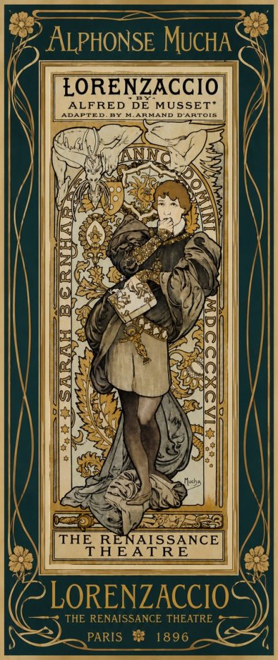 Mucha Lorenzaccio No5 - Poszter