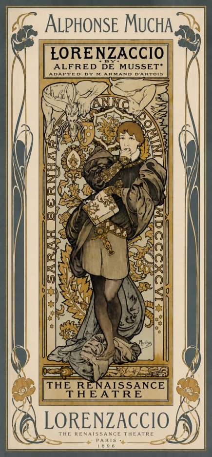 Mucha Lorenzaccio No6 - Poszter