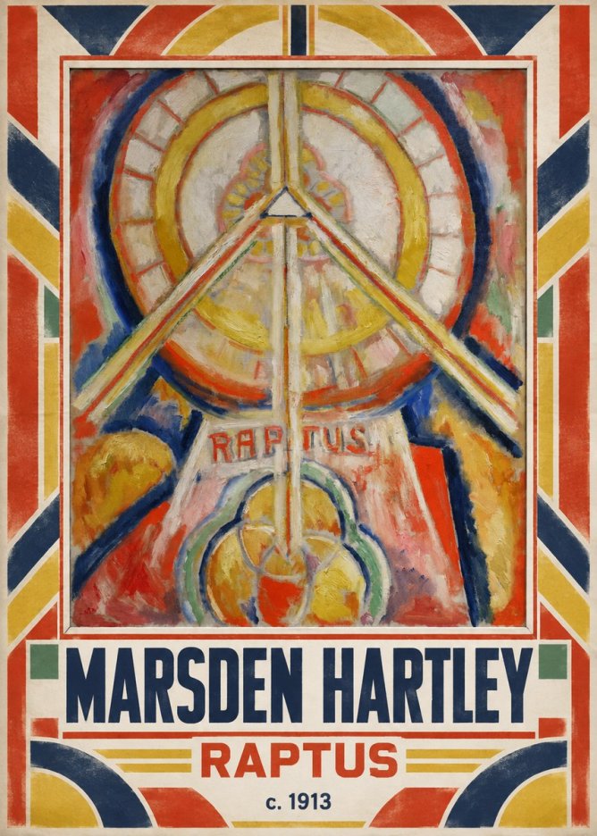 Marsden Hartley Raptus No1 - Poszter