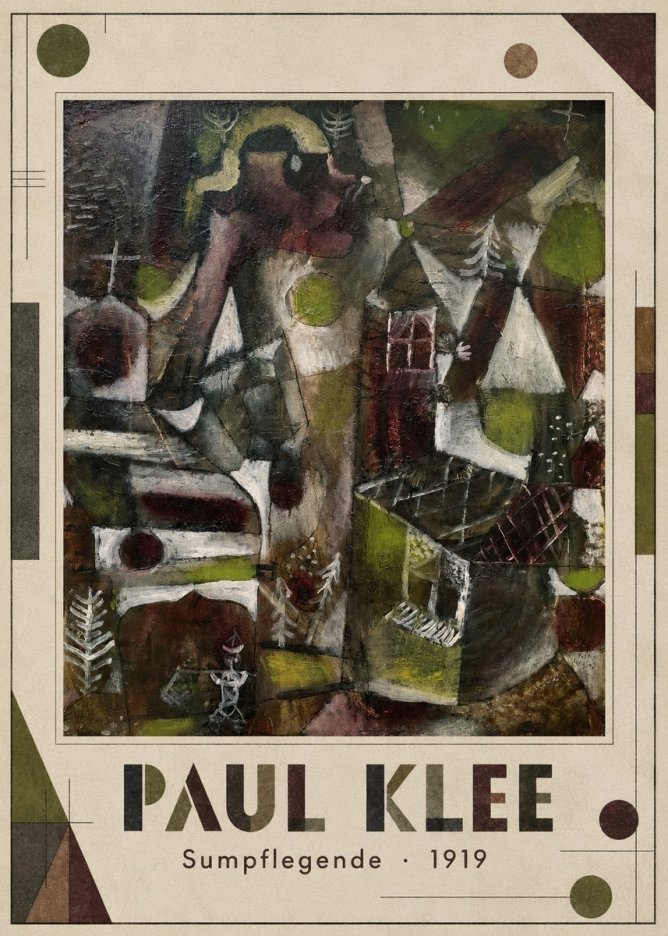 Paul Klee Sumpflegende I No1 - Poszter