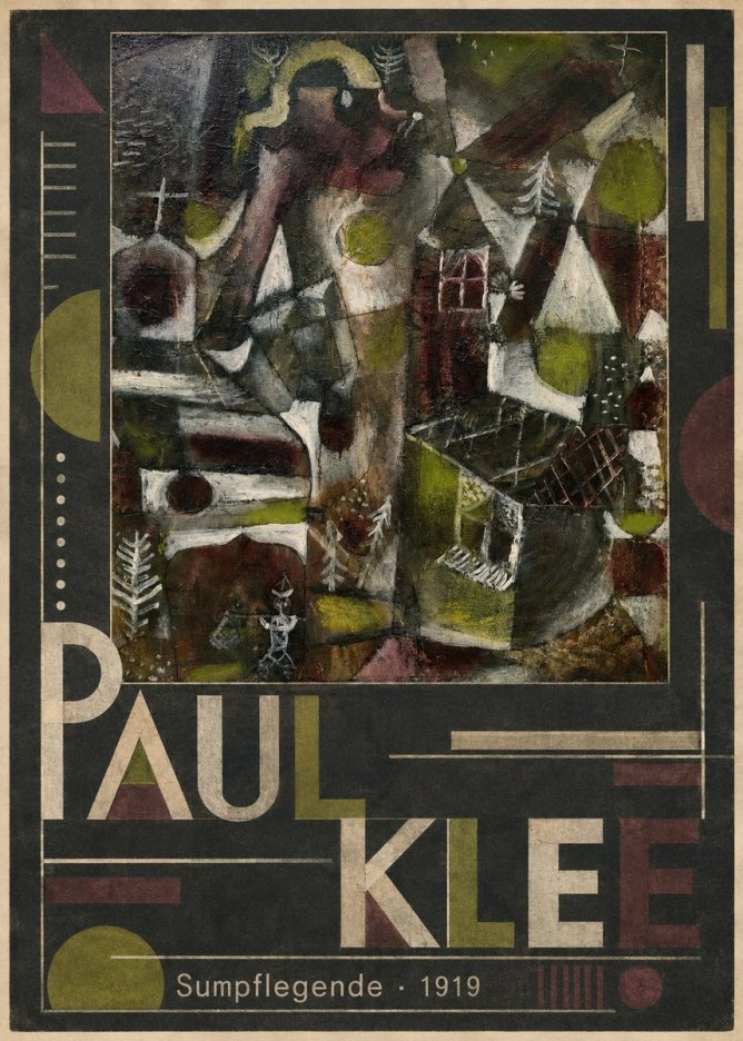 Paul Klee Sumpflegende I No5 - Poszter